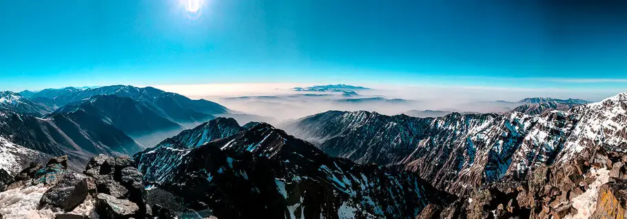 Jebel Toubkal Marokko Aussicht