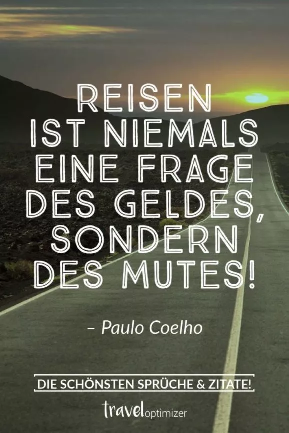 Reisen Sprüche und Zitate kurz