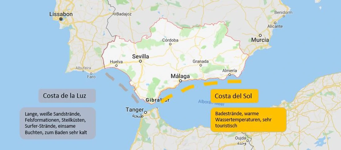 andalusien roadtrip straende