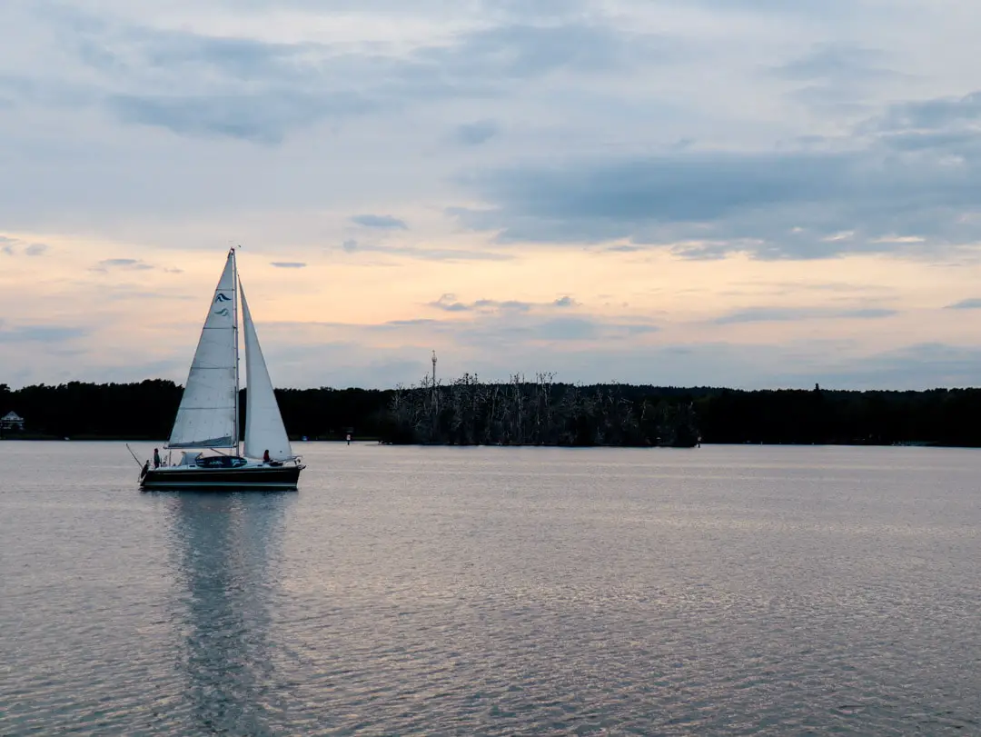 Brandeburg Seenland sunset sailing