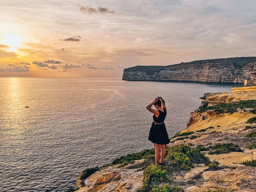 gozo ta cenc cliffs gozo ta cenc cliffs