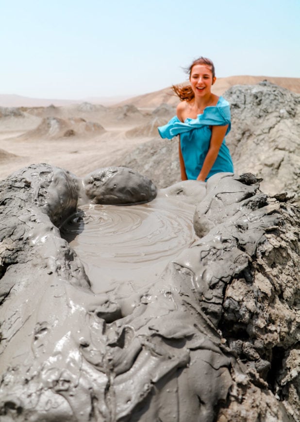 Baku Aserbaidschan Sehenswuerdigkeiten mud vulcanos