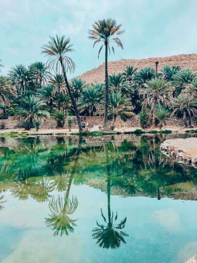 oman urlaub wadi shab see