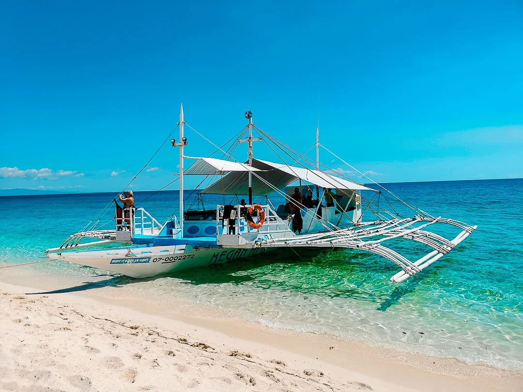 philippinen kalanggaman island boot Philippinen kalanggaman island boot