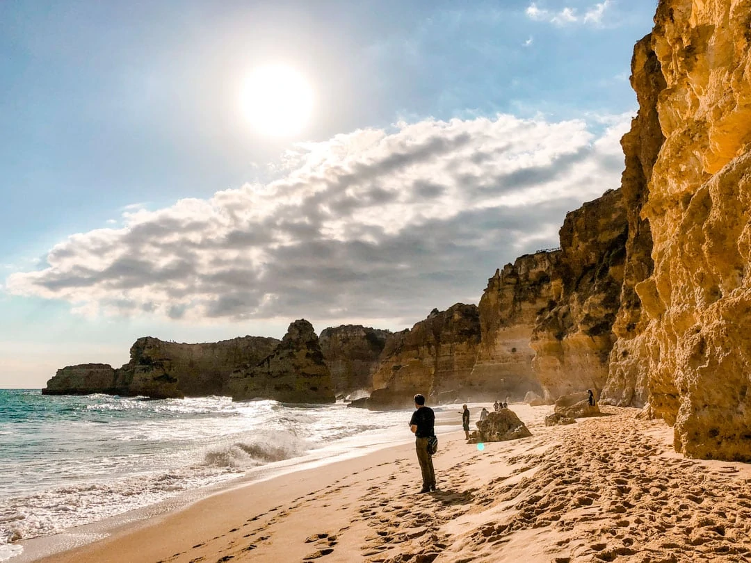 praia da marinha praia da marinha