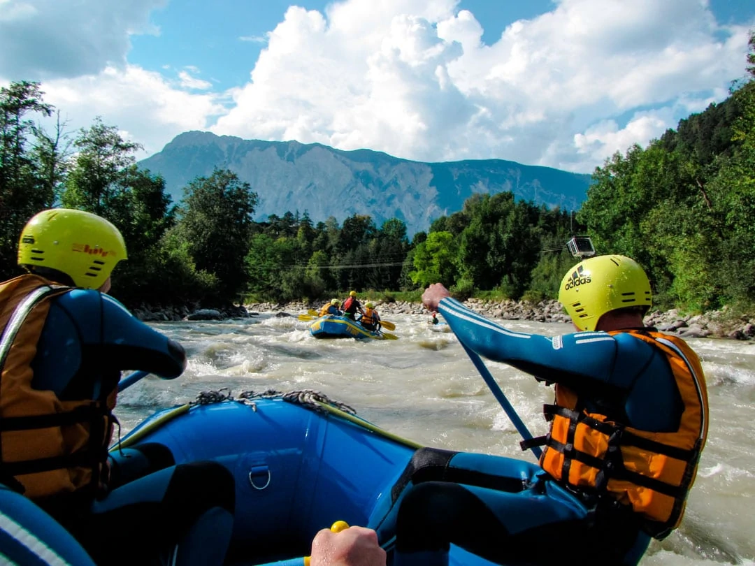 Oesterreich Rafting im Oetztal