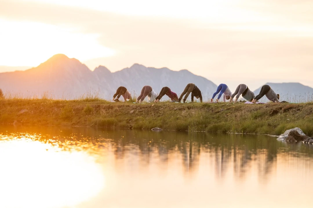 sonnenaufgangs yoga nassfeld