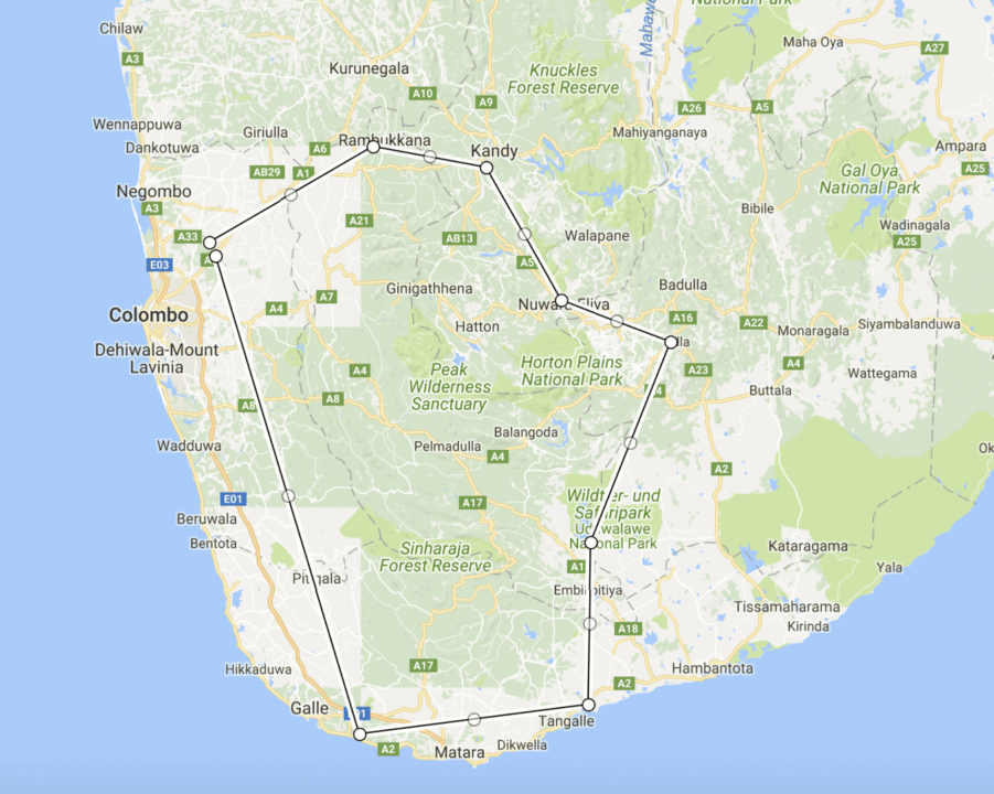 Sri Lanka Backpacking Route & Tipps für 2 Wochen Rundreise