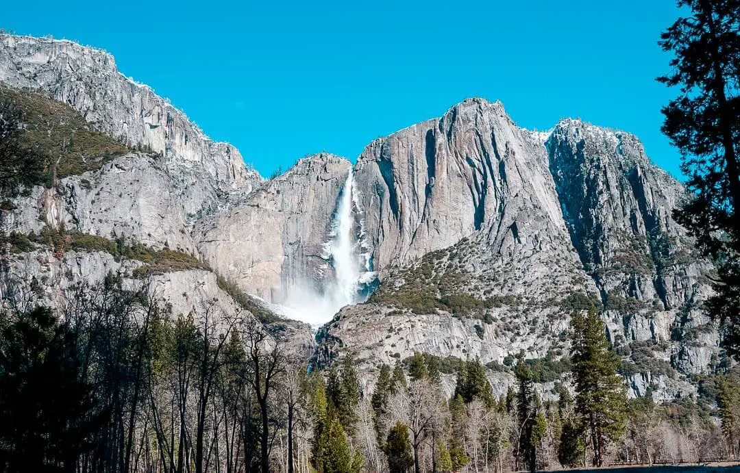 USA Westküste Sehenswürdigkeiten Yosemite Falls