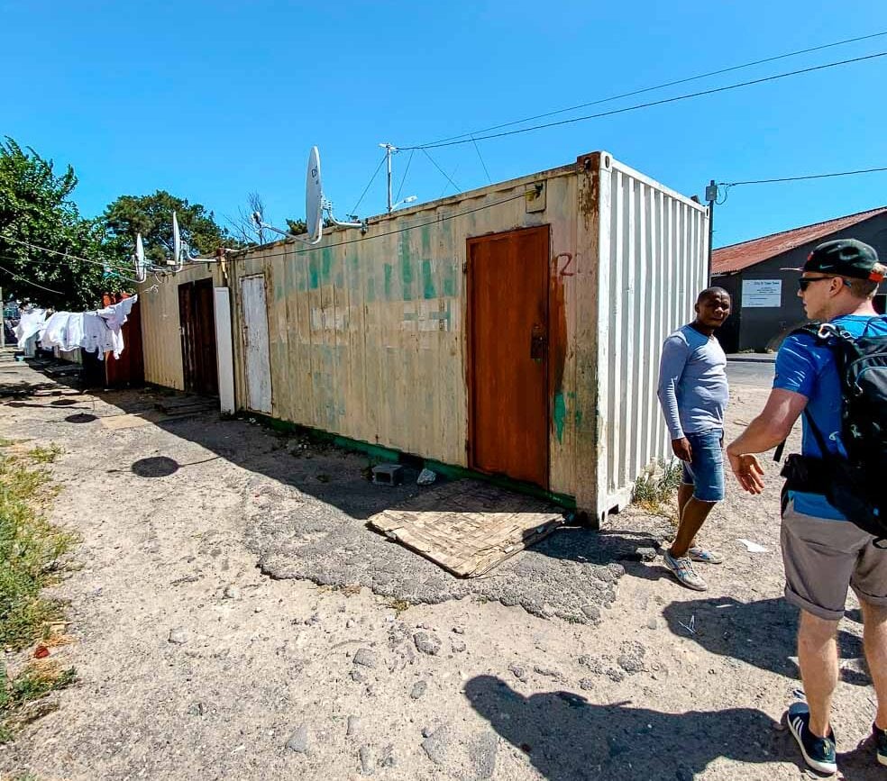 kapstadt township stahlcontainer