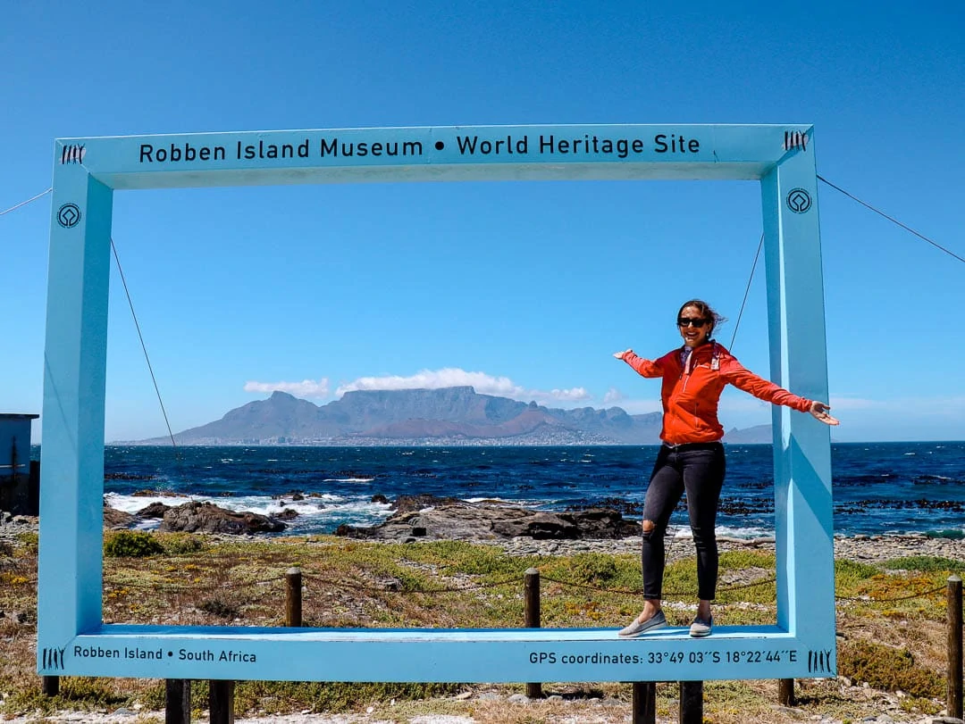 robben island aussicht auf kapstadt