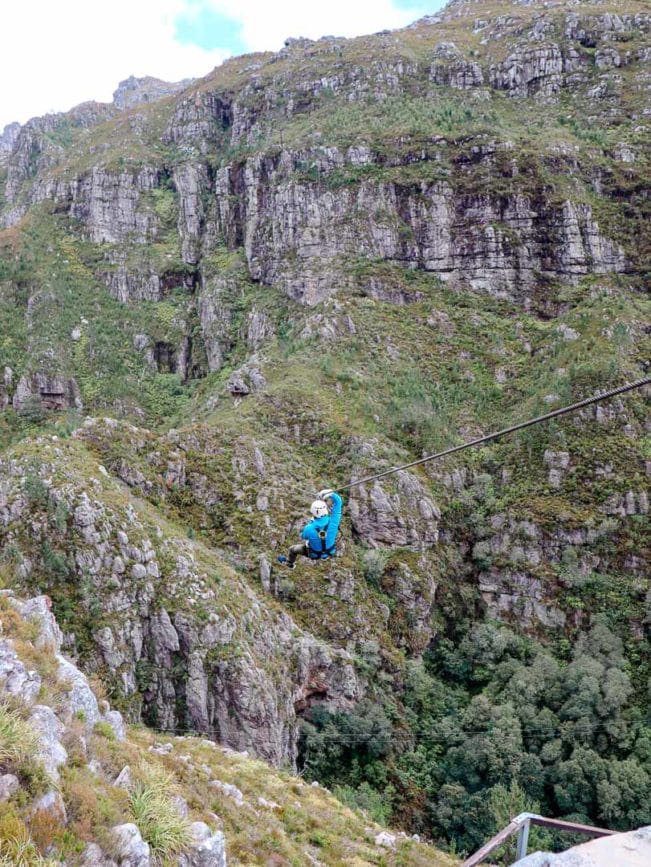 ziplining bei kapstadt