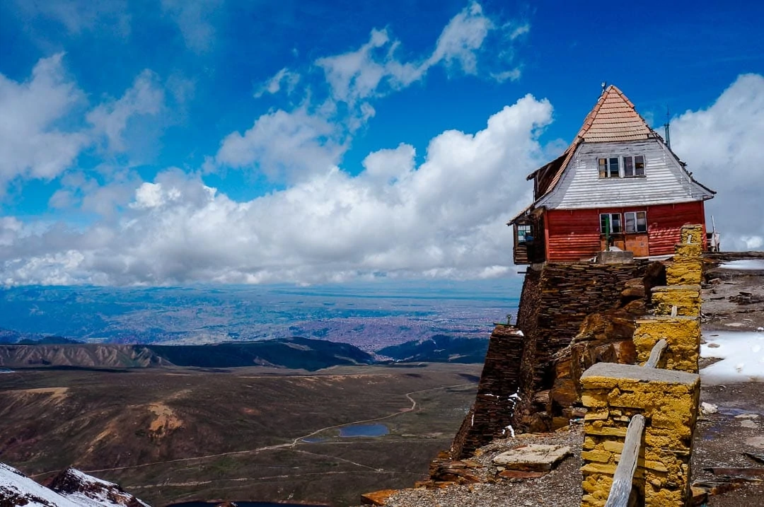 aussicht von chacaltaya Bolivien Backpacking