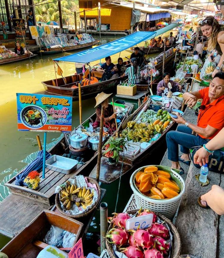 bangkok damnoen saduak boote