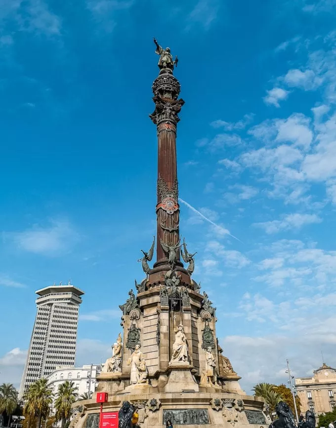 barcelona sehenswuerdigkeiten kolumbusstatue barcelona sehenswuerdigkeiten kolumbusstatue
