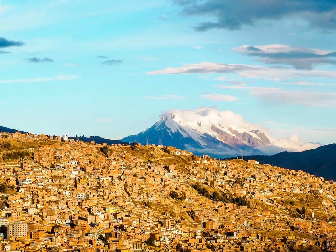 el alto in la paz Bolivien und Peru Backpacking Urlaub