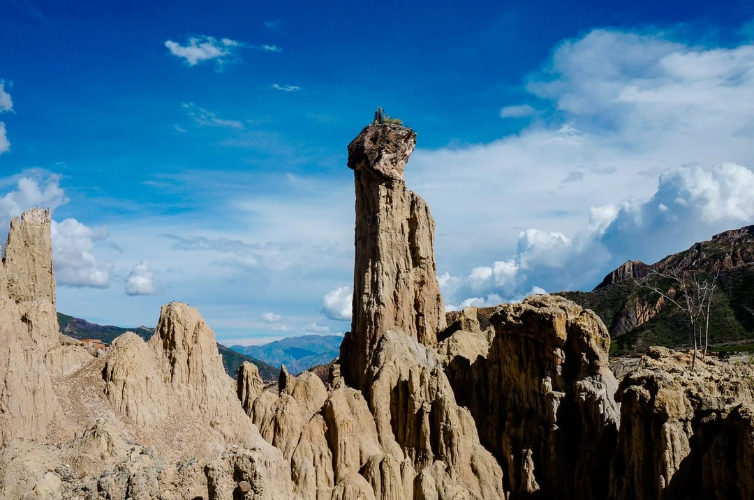 la paz valle de la luna Bolivien und Peru Backpacking