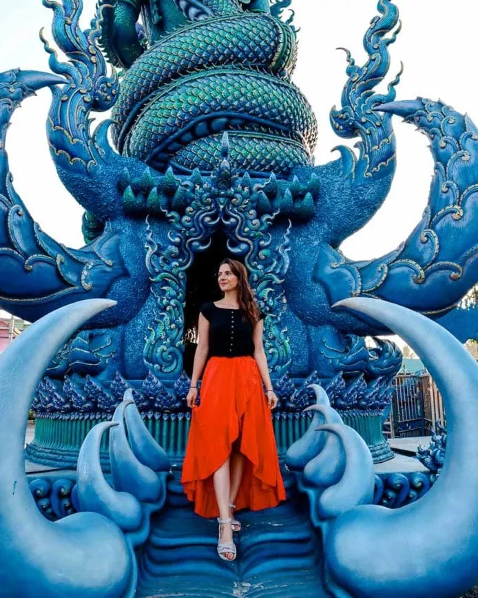 thailand chiang rai blue tempel