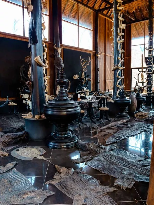 chiang rai black house Ausstellung 2