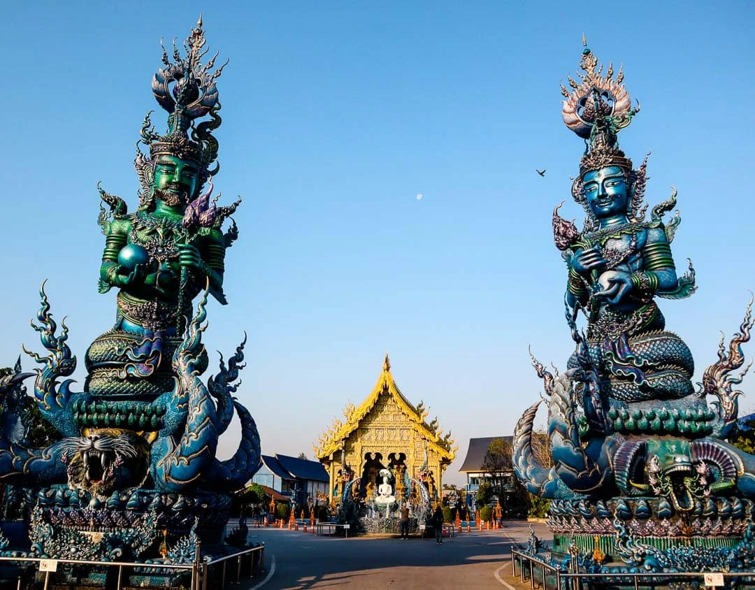 chiang rai blue temple Eingang