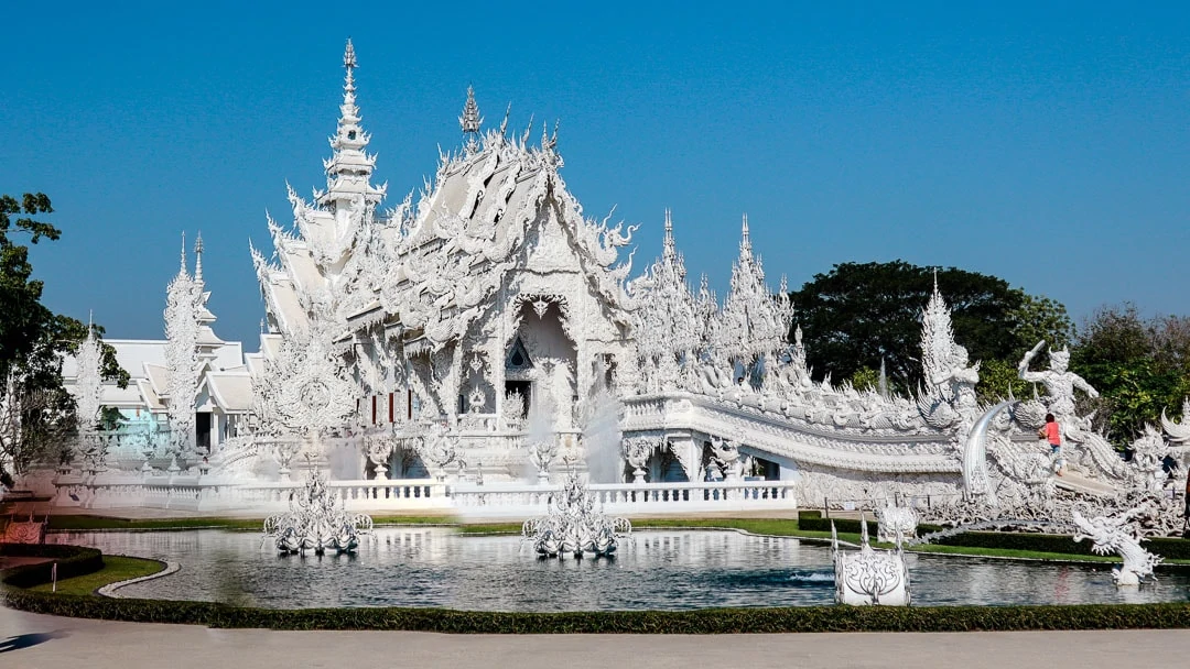 chiang rai white temple hauptgebäude