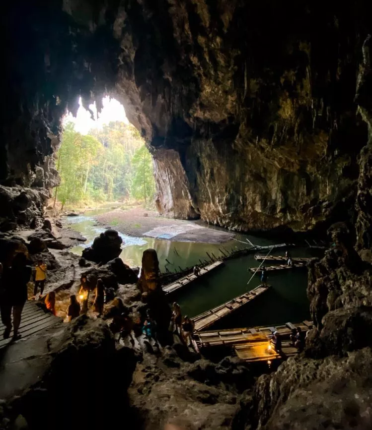 pai lod cave Öffnung Höhle