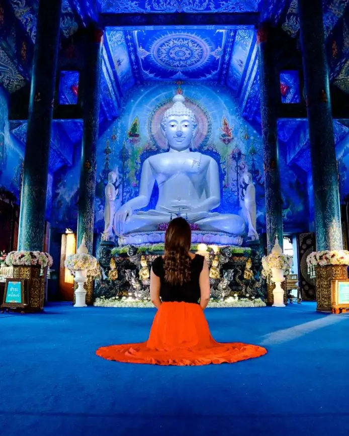 Reisziele im Norden Thailand: Blauer Tempel in Chiang Rai