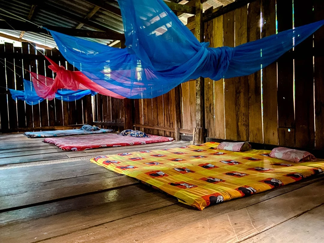 Chiang Mai Dschungel Trekking Tour Unterkunft