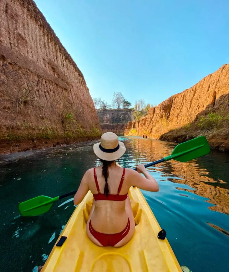 Chiang Mai Wasserpark Grand Canyon Kanufahrt