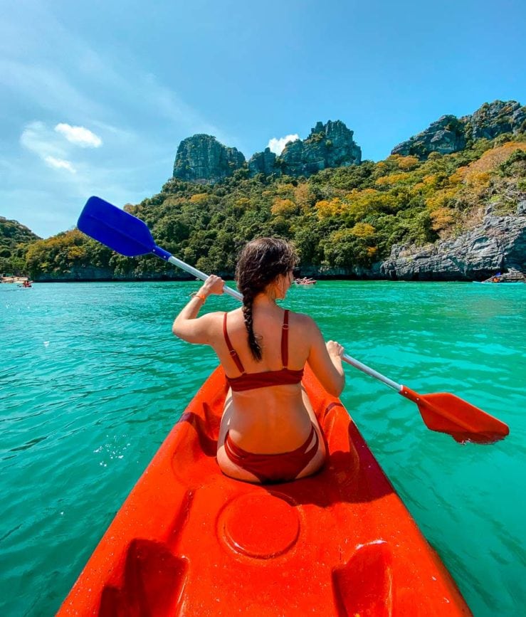 koh phangan ang thong kanufahrt nationalpark