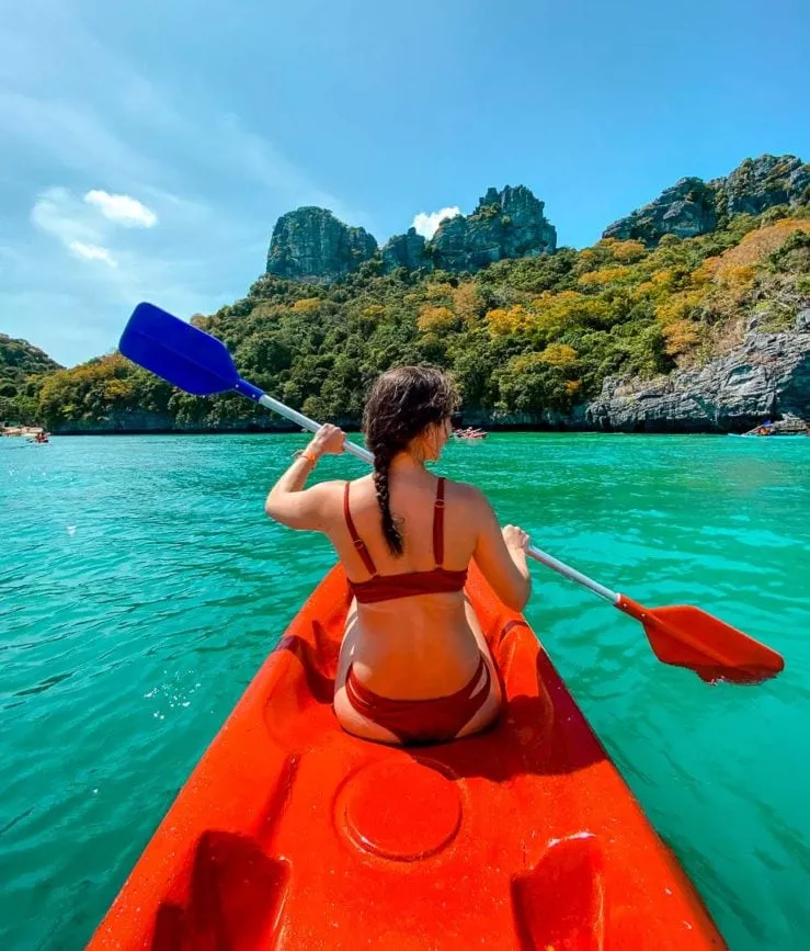 koh phangan ang thong kanufahrt nationalpark