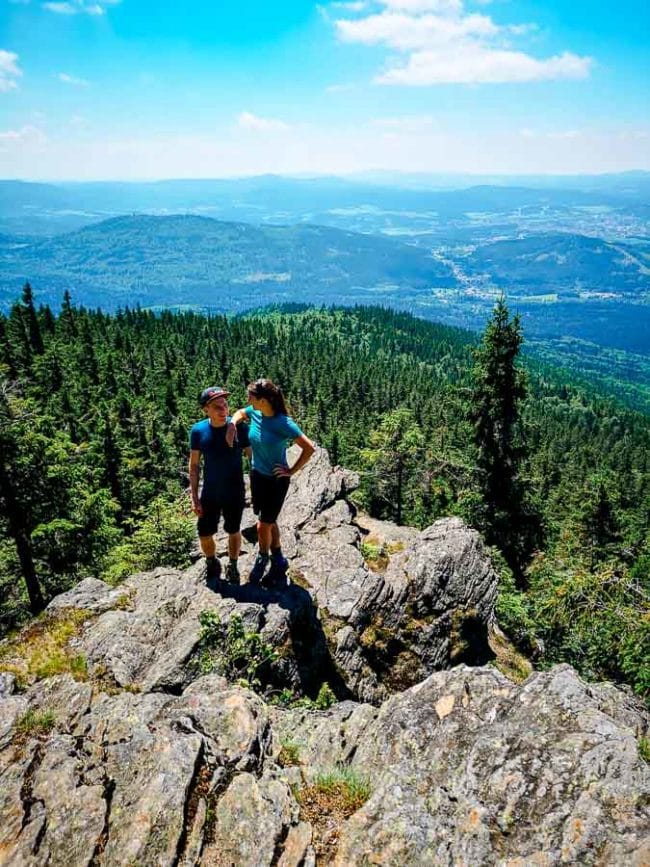 aussicht grosser falkensteiner bayerischen wald aussicht grosser falkensteiner bayerischen wald