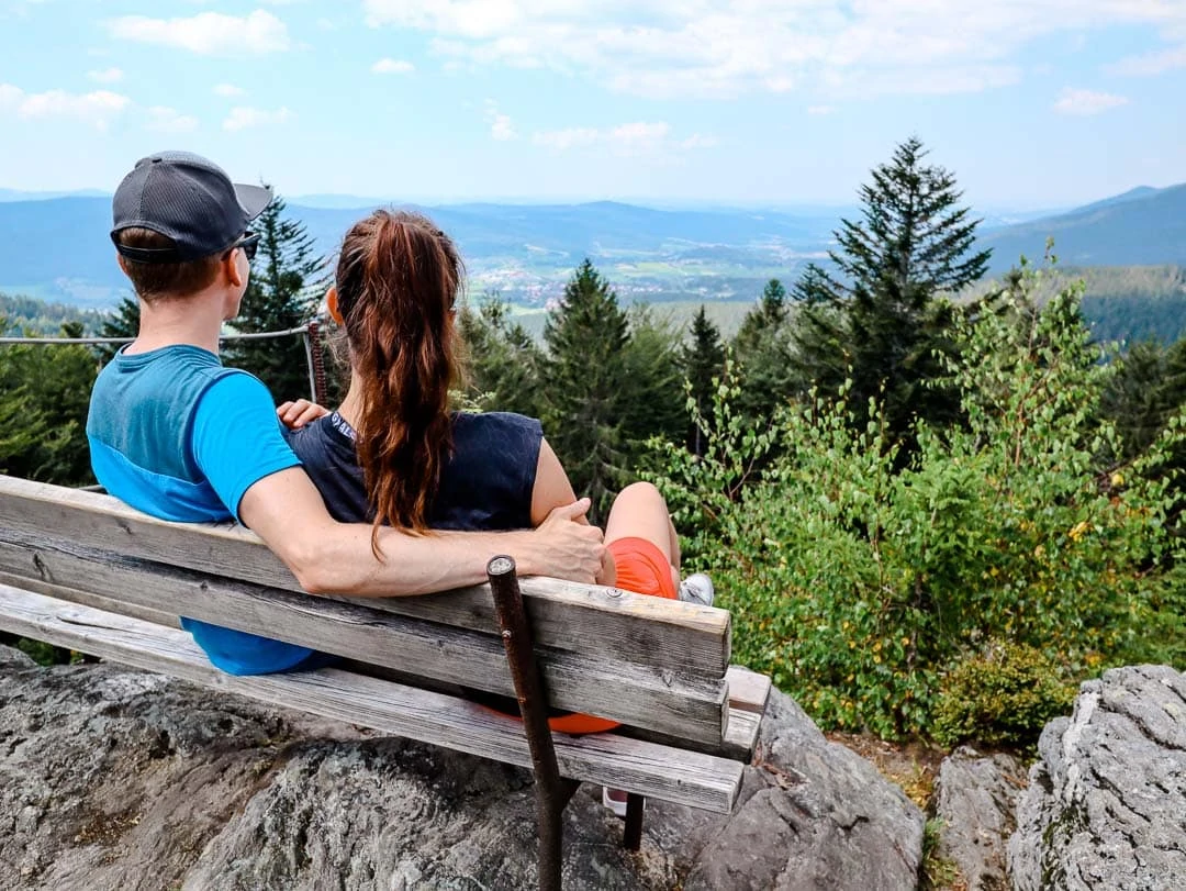 bayerischer wald aussicht spitzwaldkanzel