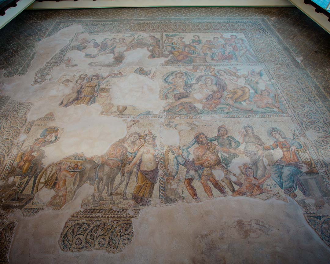 archaeologischer park paphos mosaik zypern
