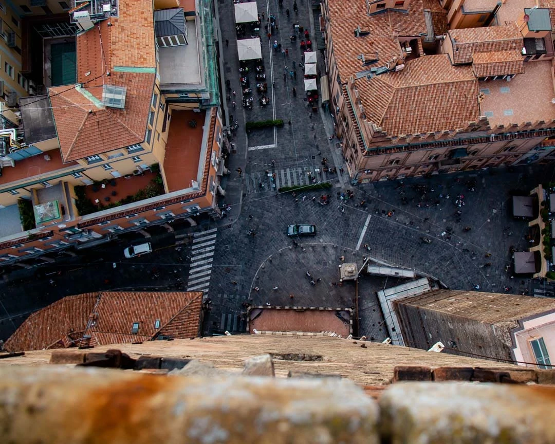 asinelli turm ausblick bologna 2