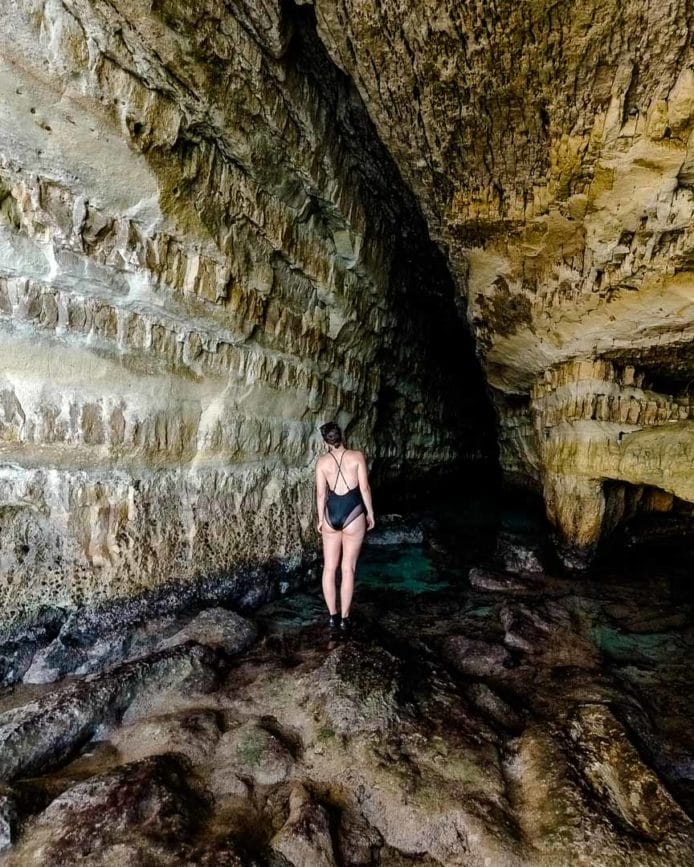 ayia napa sea caves hoehleneingang
