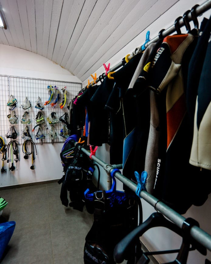 ayia napa zypern tauchschule equipment