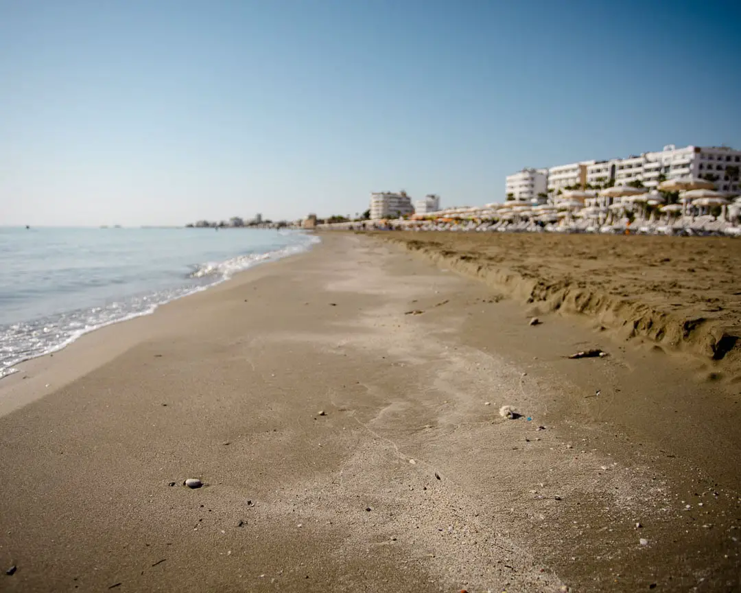 Larnaka Stadtstrand Finikoudes