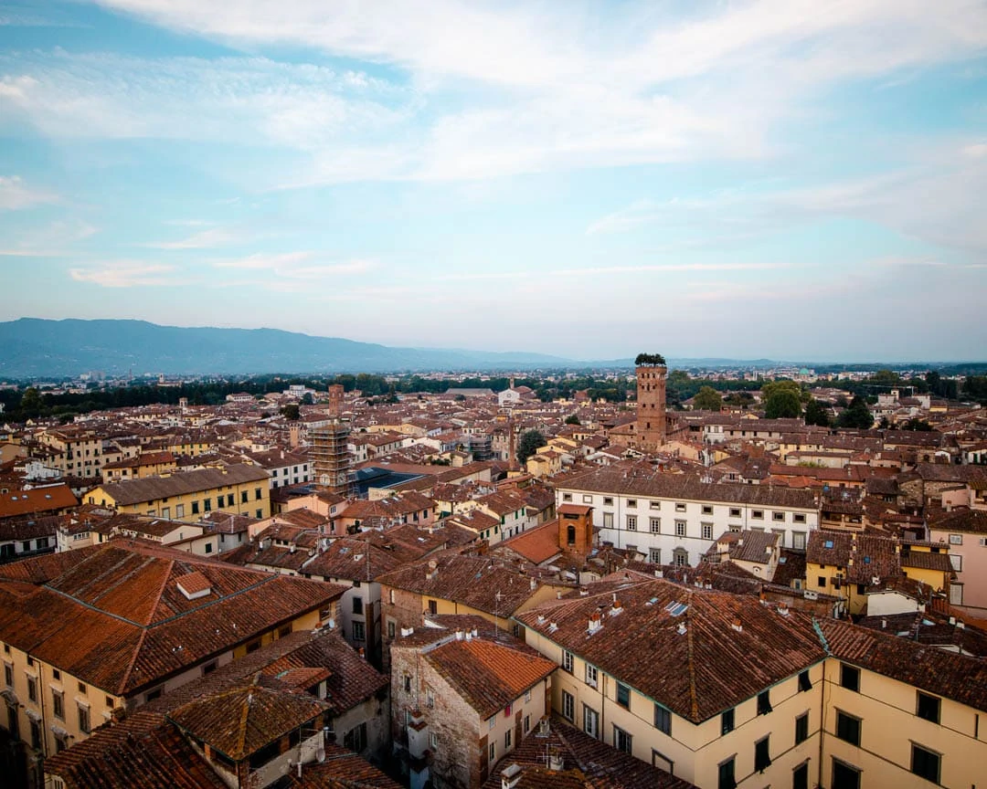 lucca ausblick torre delle ore lucca ausblick torre delle ore