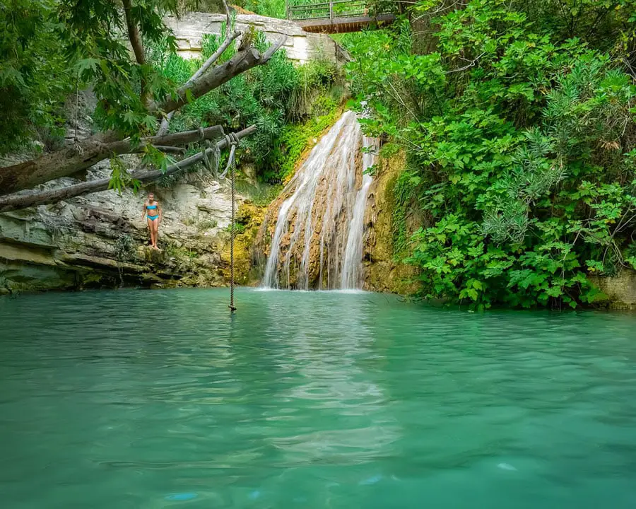 Paphos Adonis Baths Waterfalls