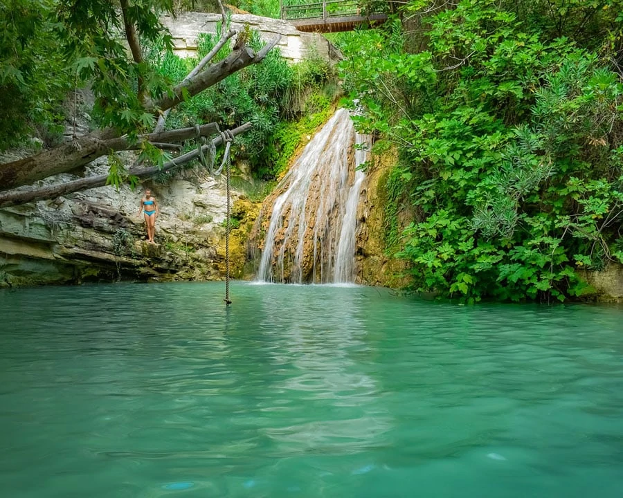 paphos adonis baths waterfalls paphos adonis baths waterfalls
