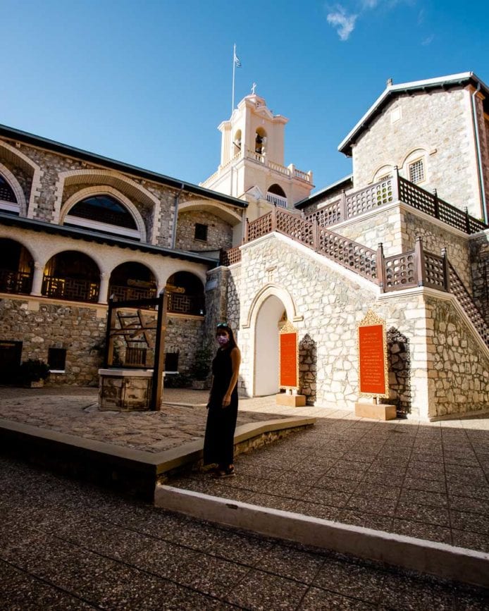 zypern kykkos kloster innenhof