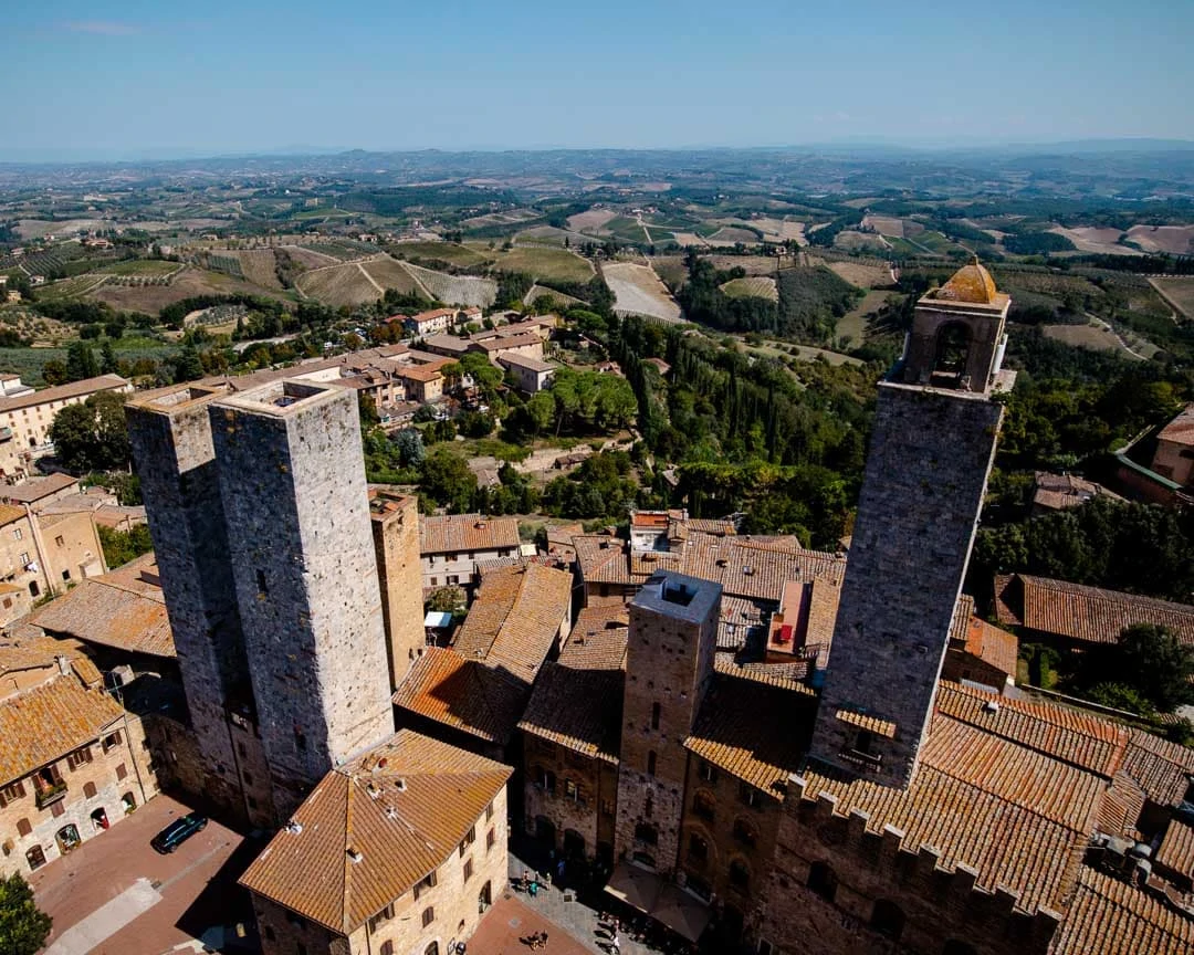 Ausblick Torre Grossa San Gimignano