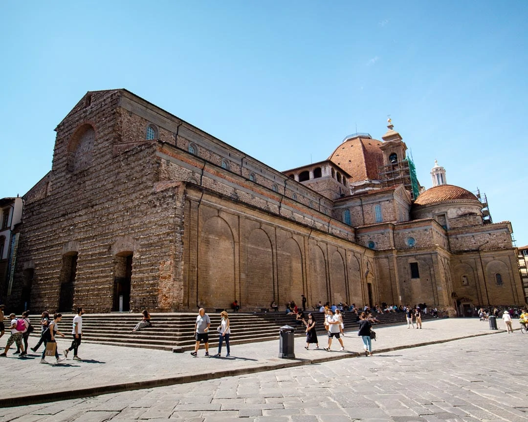 basilica di san lorenzo aussen florenz