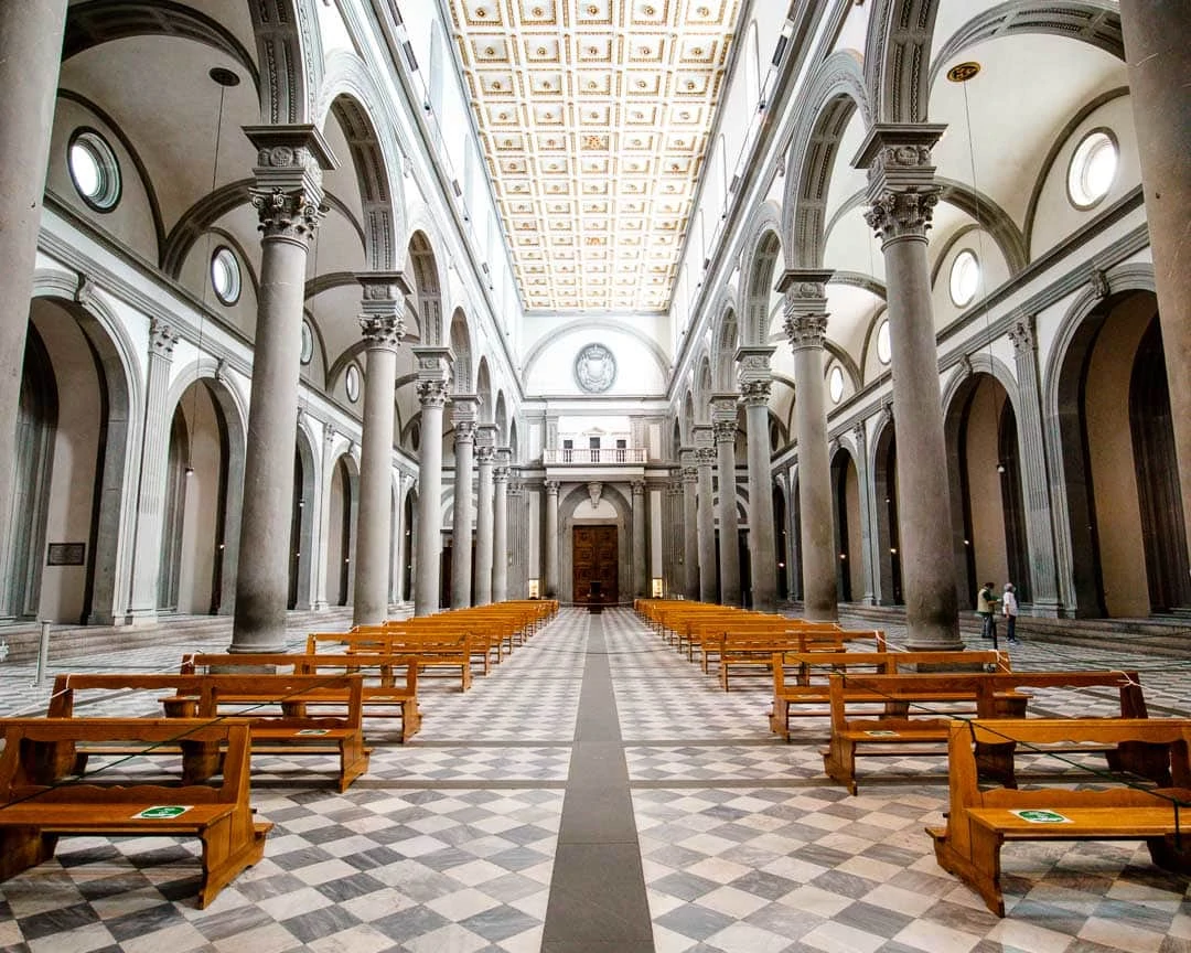basilica di san lorenzo innen florenz