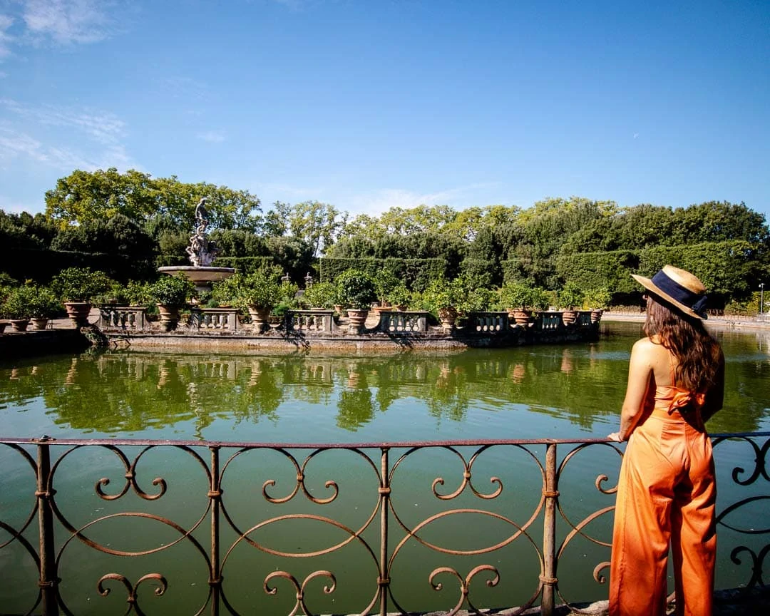 florenz boboli garten see