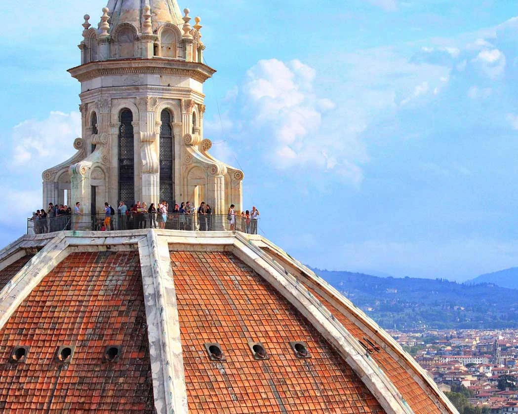 Florenz Dom Glockenturm ausblick