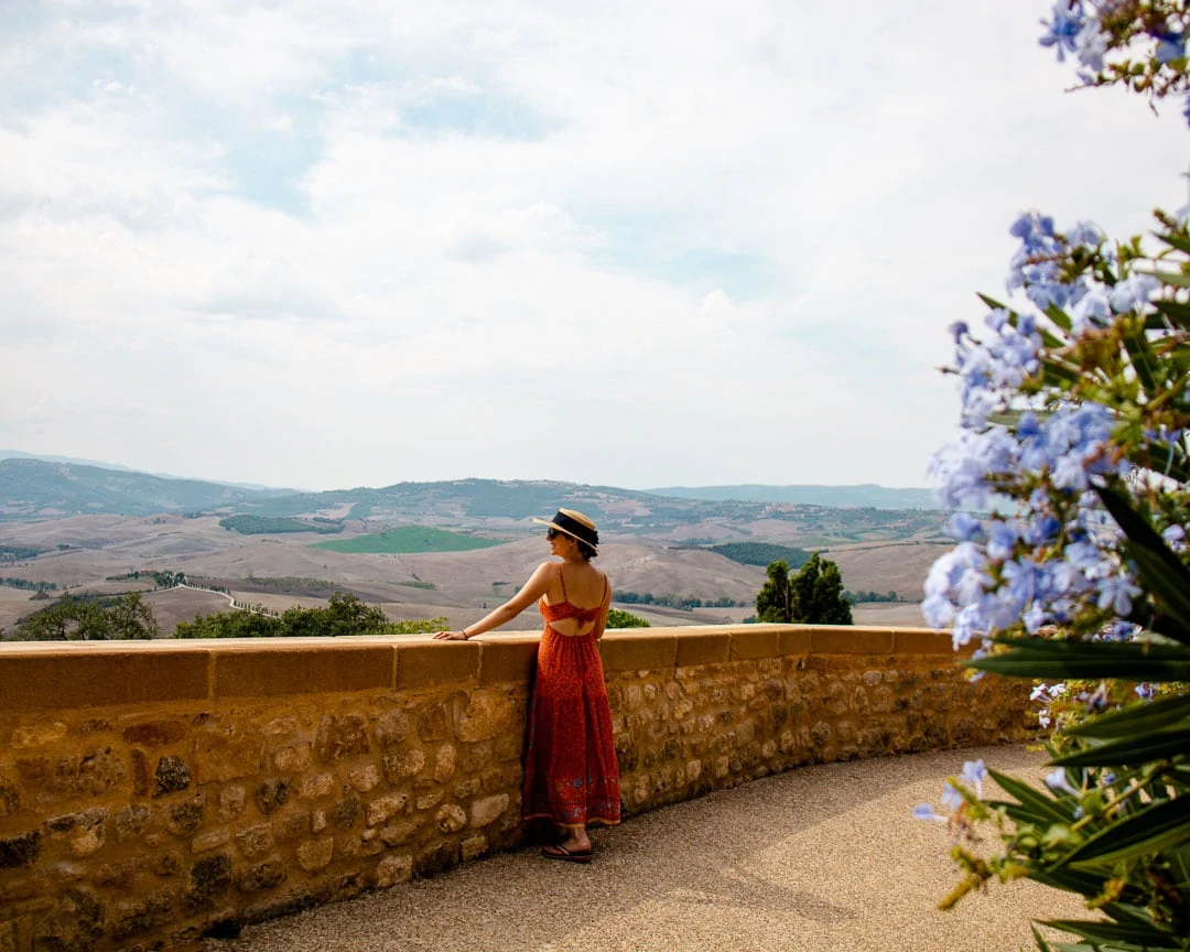 pienza ausblick toskana Pienza Ausblick Toskana