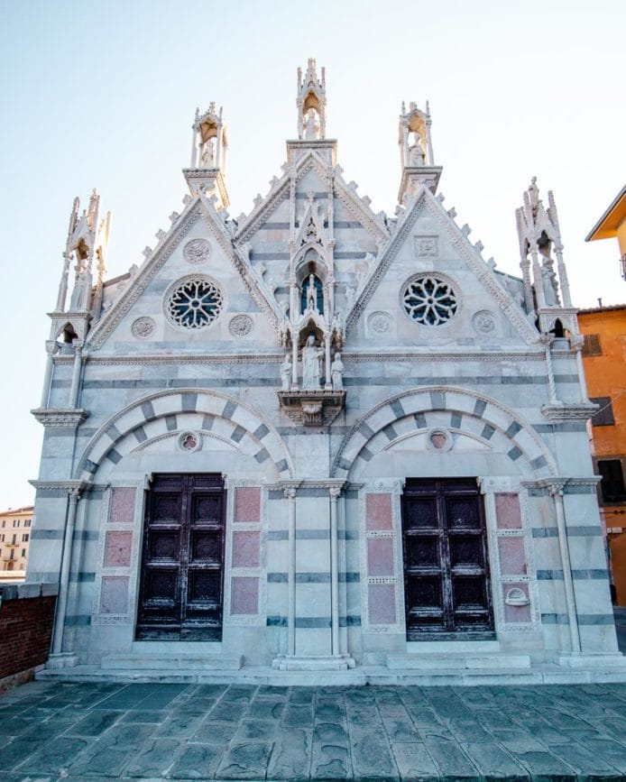 Santa Maria della Spina außenfront pisa