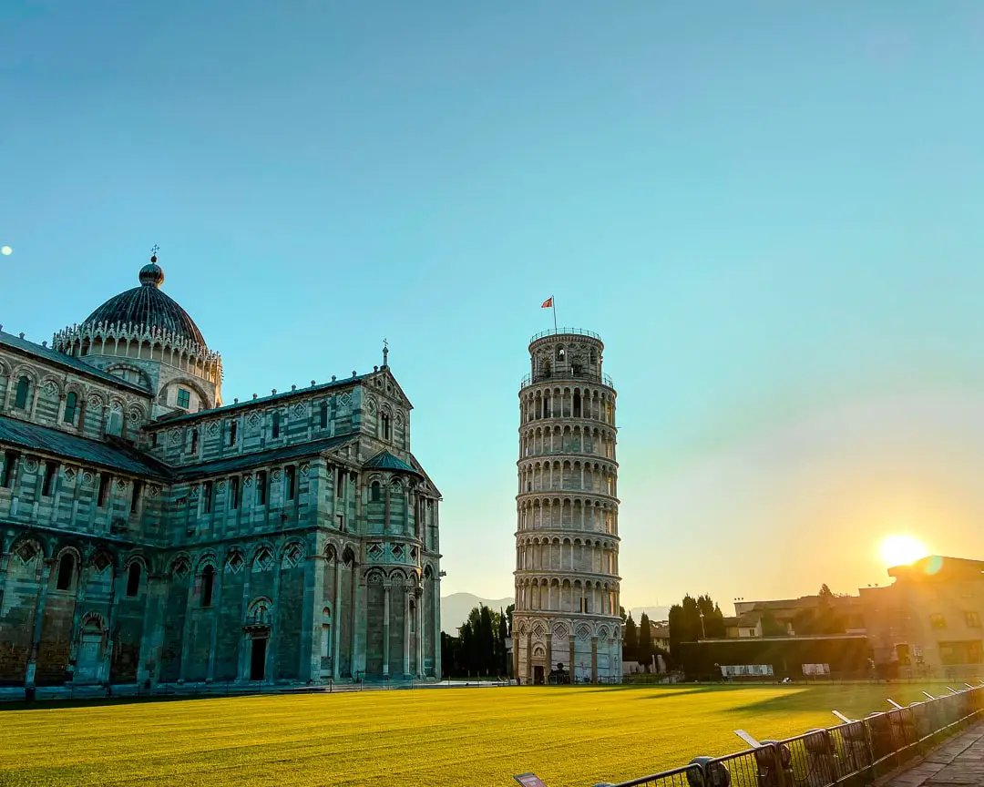 Schiefer Turm von Pisa bei Lucca